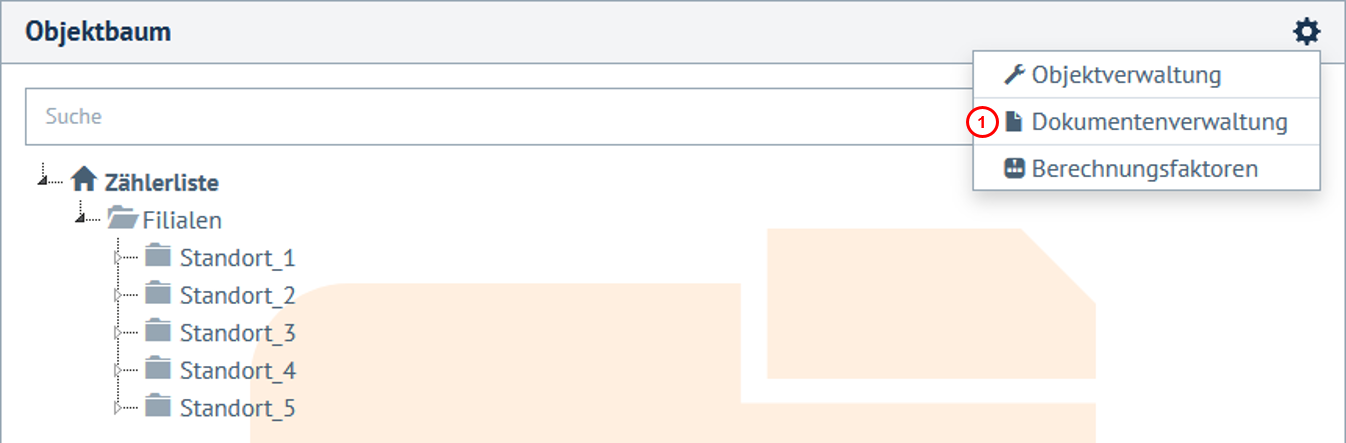 Aufrufen der Dokumentenverwaltung
