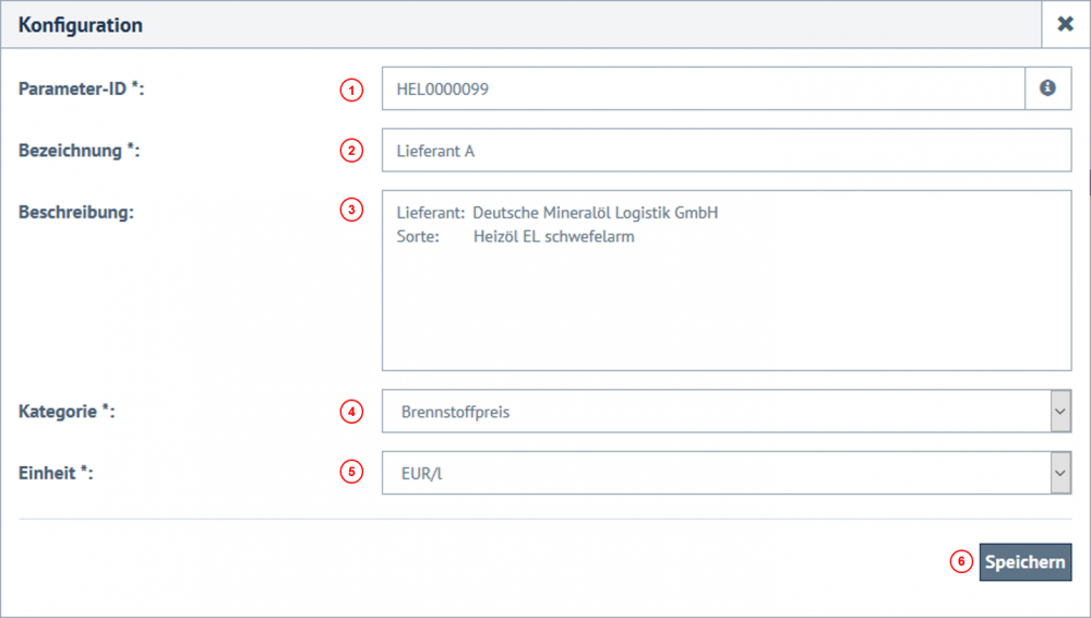 Konfigurationsoberfläche