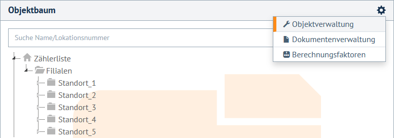 Aufruf der Administrationsebene 